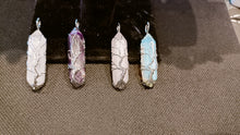 Load image into Gallery viewer, Large clear quartz necklace - ghostswithin
