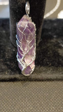 Load image into Gallery viewer, Large amethyst necklace - ghostswithin
