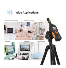 Load image into Gallery viewer, EMF Meter, ENGiNDOT 3-in-1 Electromagnetic Field Radiation Detector 5HZ-3500MHz, Digital LCD EMF Detector With 3 Levels Sound-Light Alarm - ghostswithin