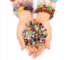 Load image into Gallery viewer, SALE!! HONGTEYA 24 Colors Crystal Jewellery Making Kit Natural Gemstone Chip Beads Irregular Crushed Crystal Pieces 5-7mm Stone Bead 1073 - ghostswithin