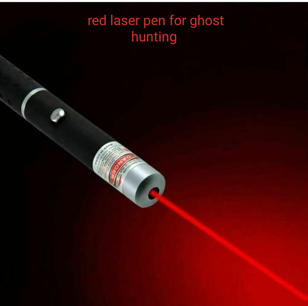 Red laser pen for ghost hunting - ghostswithin