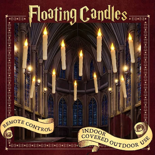 6pcs Remote Controlled Floating LED Candles - ghostswithin