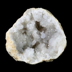 Large Clear Quartz Geode - Crystal Geode for Calming, Manifestation & Meditation - Quartz Geode Crystal - ghostswithin