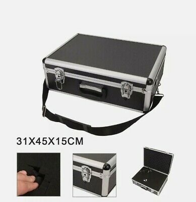 Large Aluminium Flight Hard Case Tool Box Carry Storage Camera Box (31X45X15cm) - ghostswithin