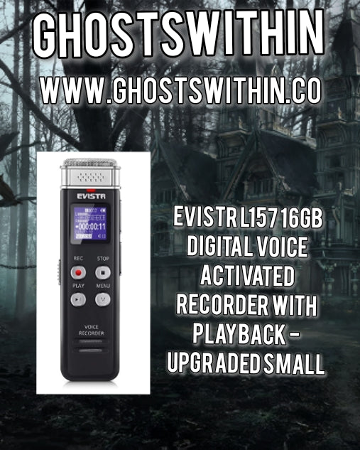 EVISTR L157 16GB Digital Voice Activated Recorder with Playback - Upgraded Small - ghostswithin