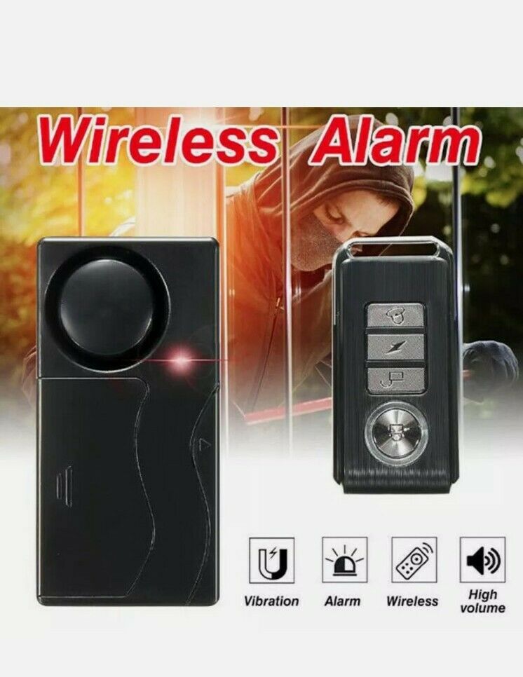 PERFECT FOR GHOST HUNTINGWireless Anti-theft Security Vibration Alarm LockRemote