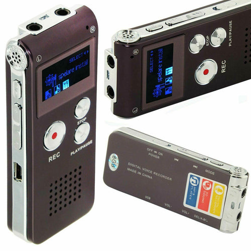 Rechargeable 8GB Digital Audio/Sound/Voice Recorder Dictaphone MP3 Player - ghostswithin
