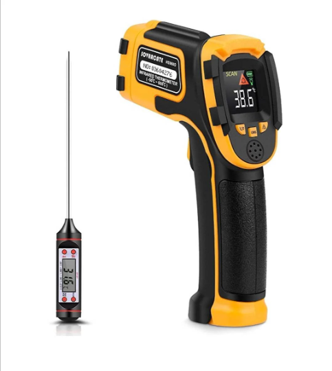 Infrared Thermometer Non-Contact Digital Laser Temperature Gun Color Display - ghostswithin