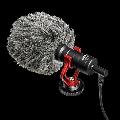 Video Microphone On Camera Shotgun Mic for DSLR Cameras, Camcorders, - ghostswithin